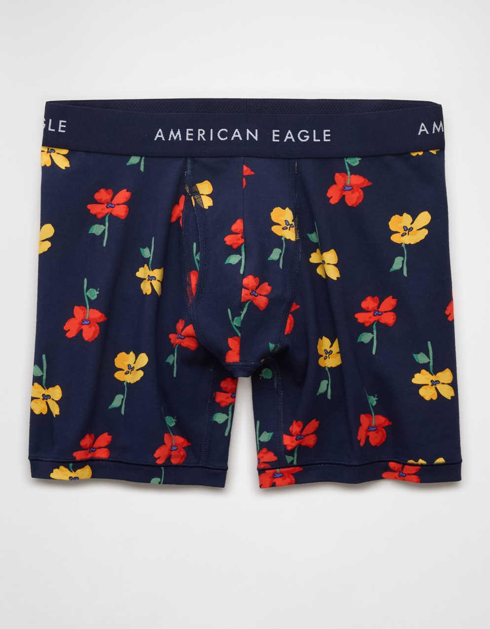 AEO 男士花卉 6' 經典平角短褲