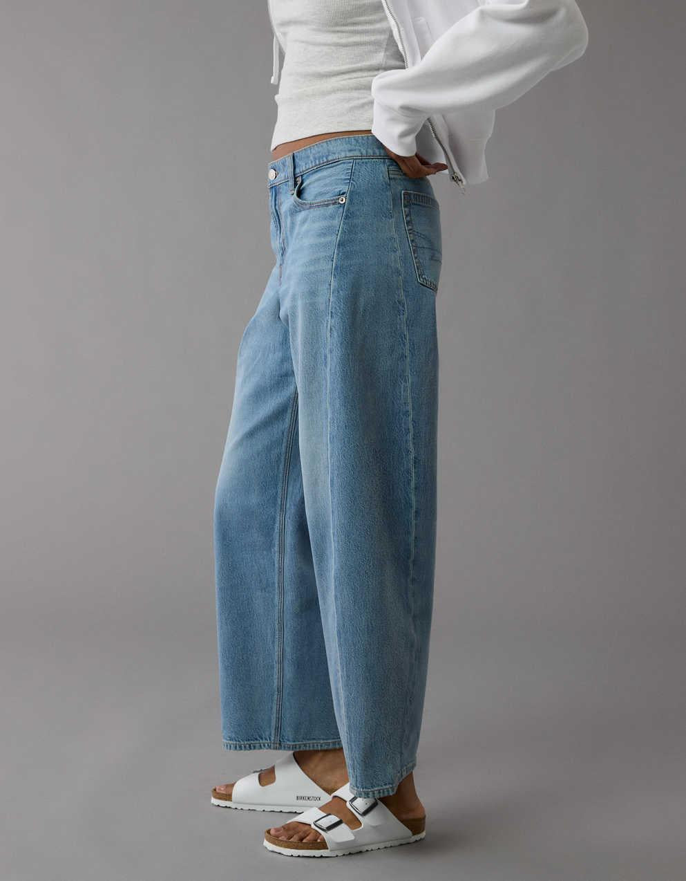 AE Dreamy Drape Strigid Barrel 牛仔褲