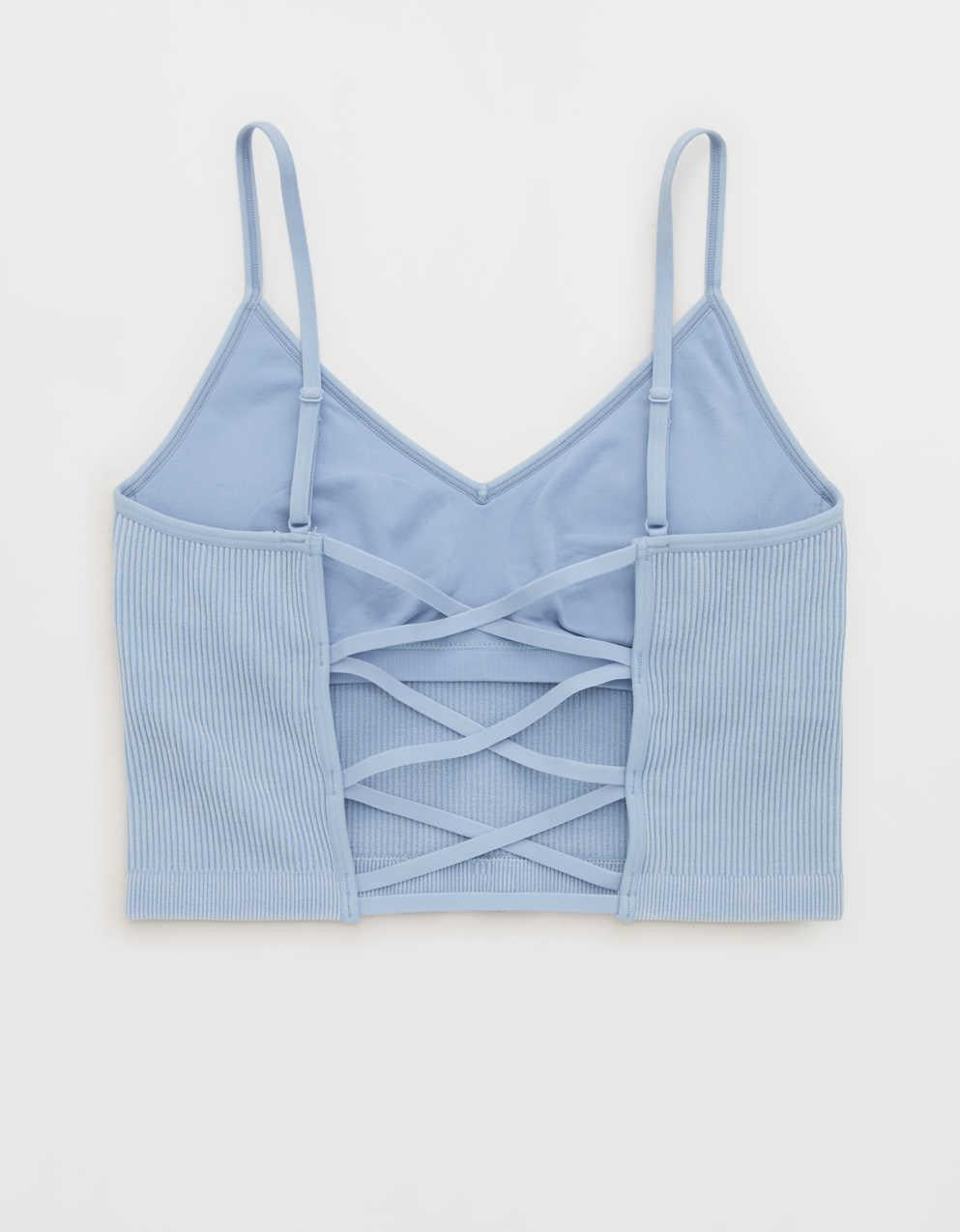 Superchill Seamless Rib Padded Bra Top