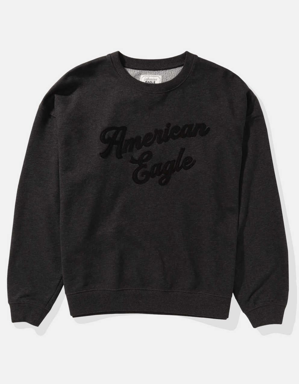 AE Logo Graphic Relaxed Crew Neck Sweatshirt