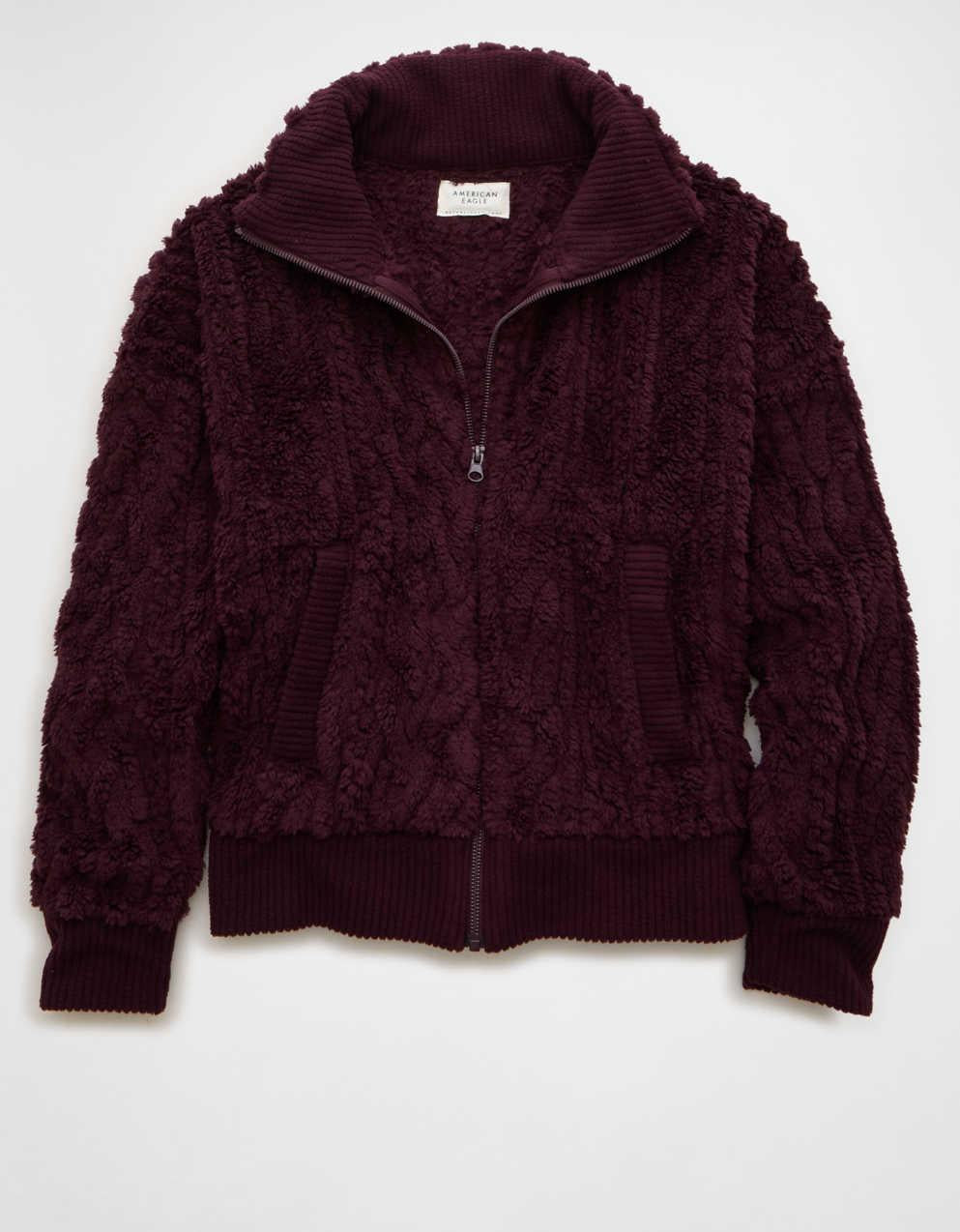 AE Cable Sherpa全拉鍊運動衫