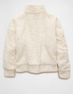 AE Cable Sherpa Full-Zip Sweatshirt