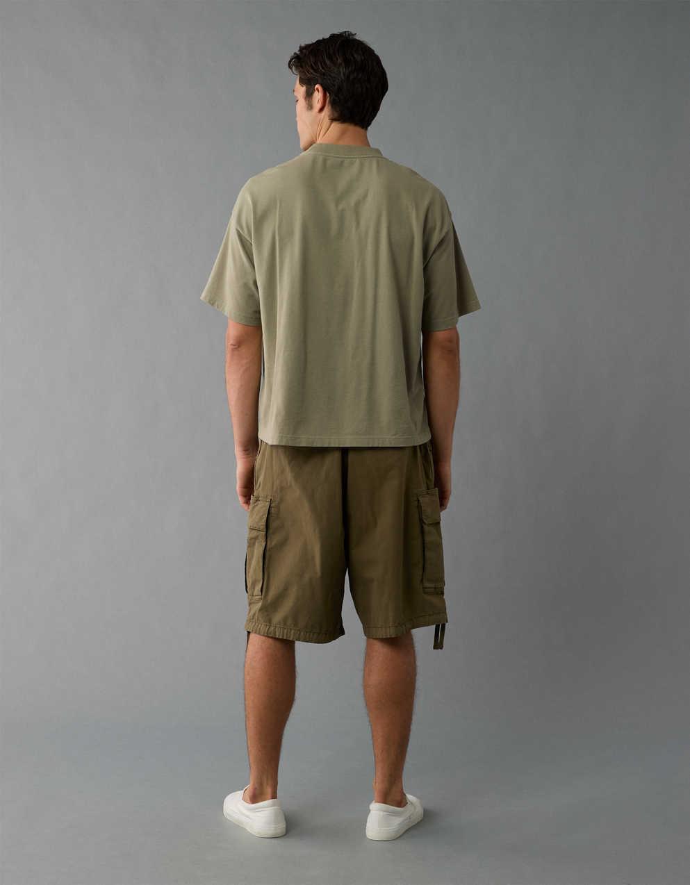 AE Laidback Luxe Heavyweight Oversized Logo Graphic T-Shirt