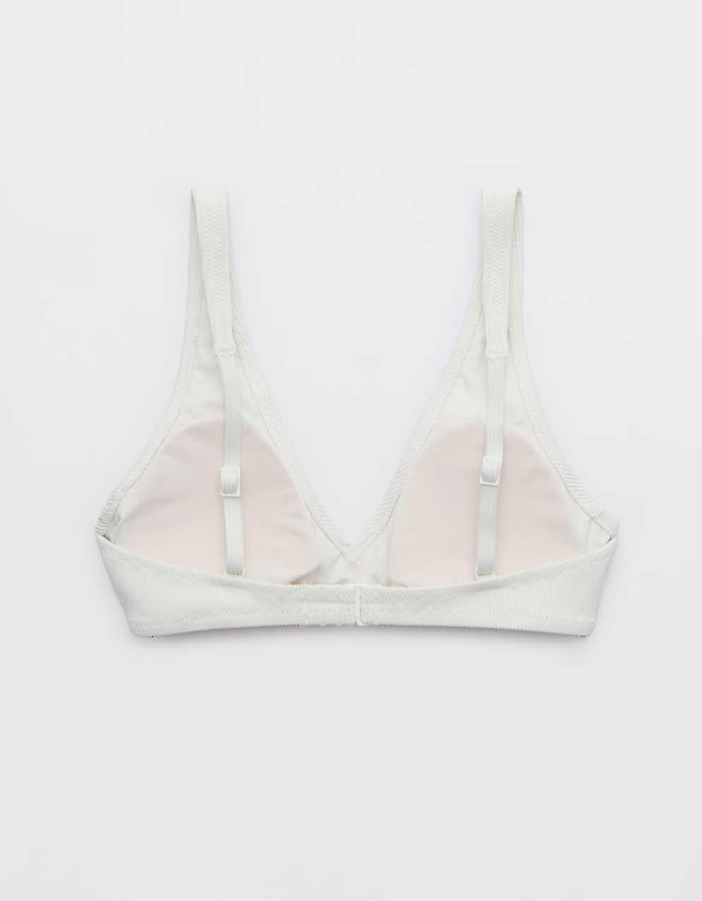 Aerie 寬肩帶 V 領比基尼上衣