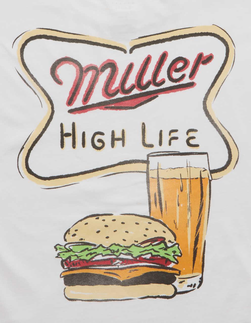 AE Boxy Fit Miller Beer Graphic T-Shirt
