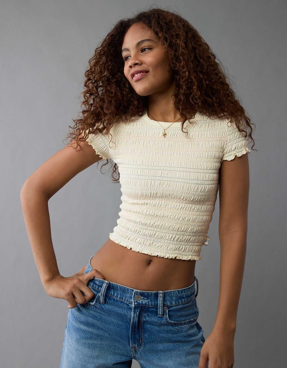 AE Pride 彩虹短版 T 恤