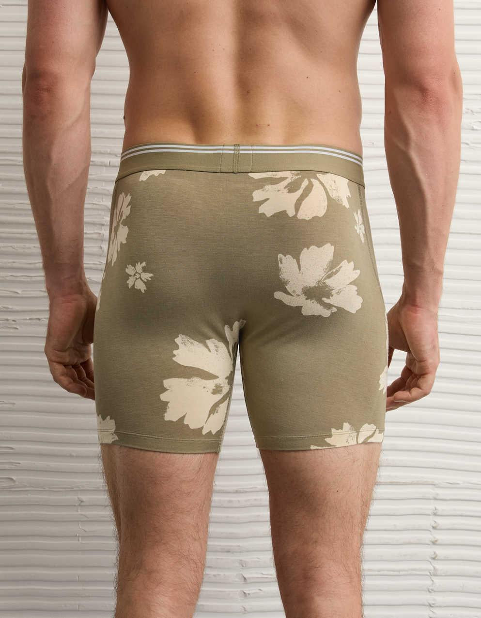 AEO 男士花卉印花 6"超柔軟平腳內褲