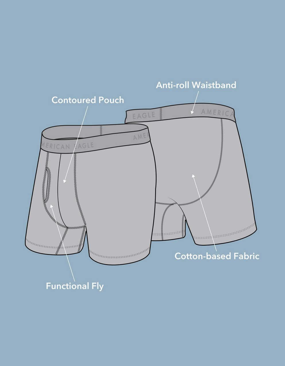 AEO 男士 6' 經典平角內褲