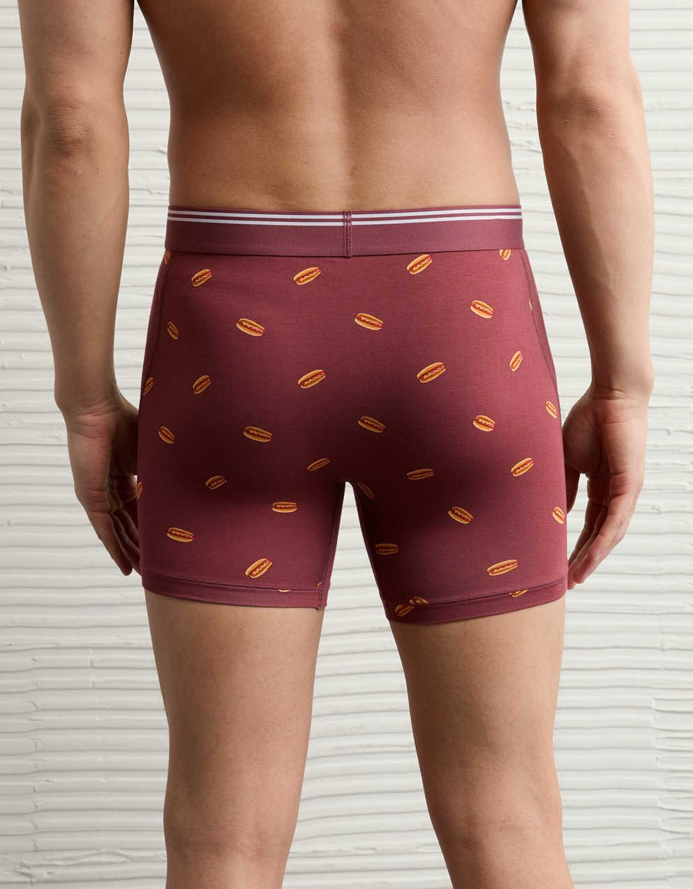 AEO Men's Hot Dogs 4.5" Ultra Soft Boxer Brief