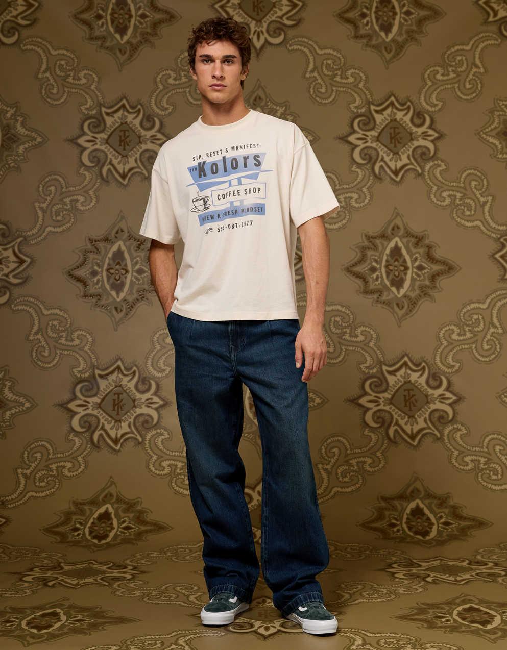 AE x Tru Kolors Coffee Shop Graphic T-Shirt