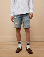 AE 9" AirFlex+ Patched Denim Short