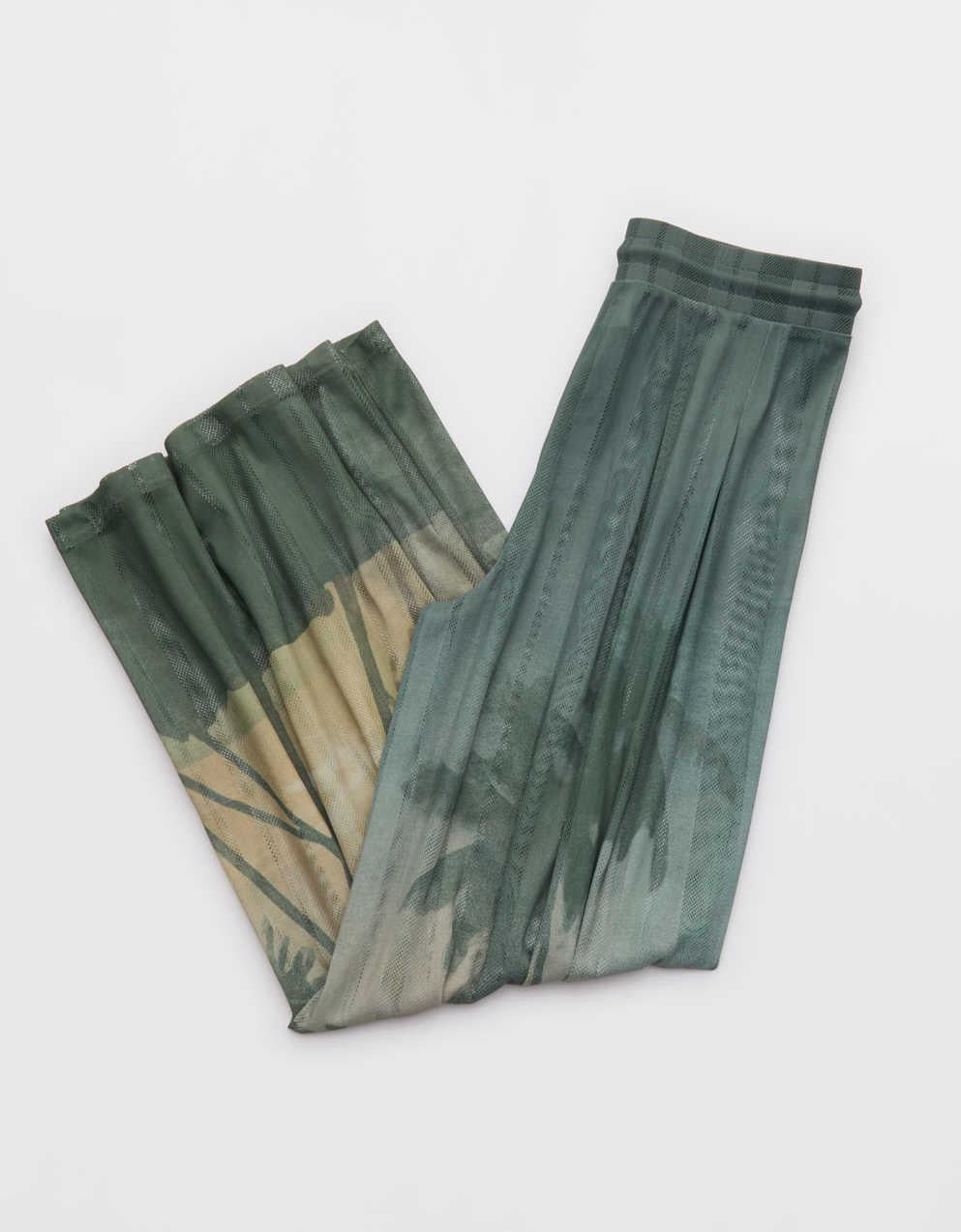 OFFLINE By Aerie 網眼超寬腿褲