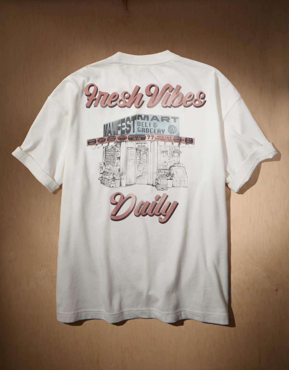 AE x Tru Kolors 清新 Vibes 日常圖案 T 恤