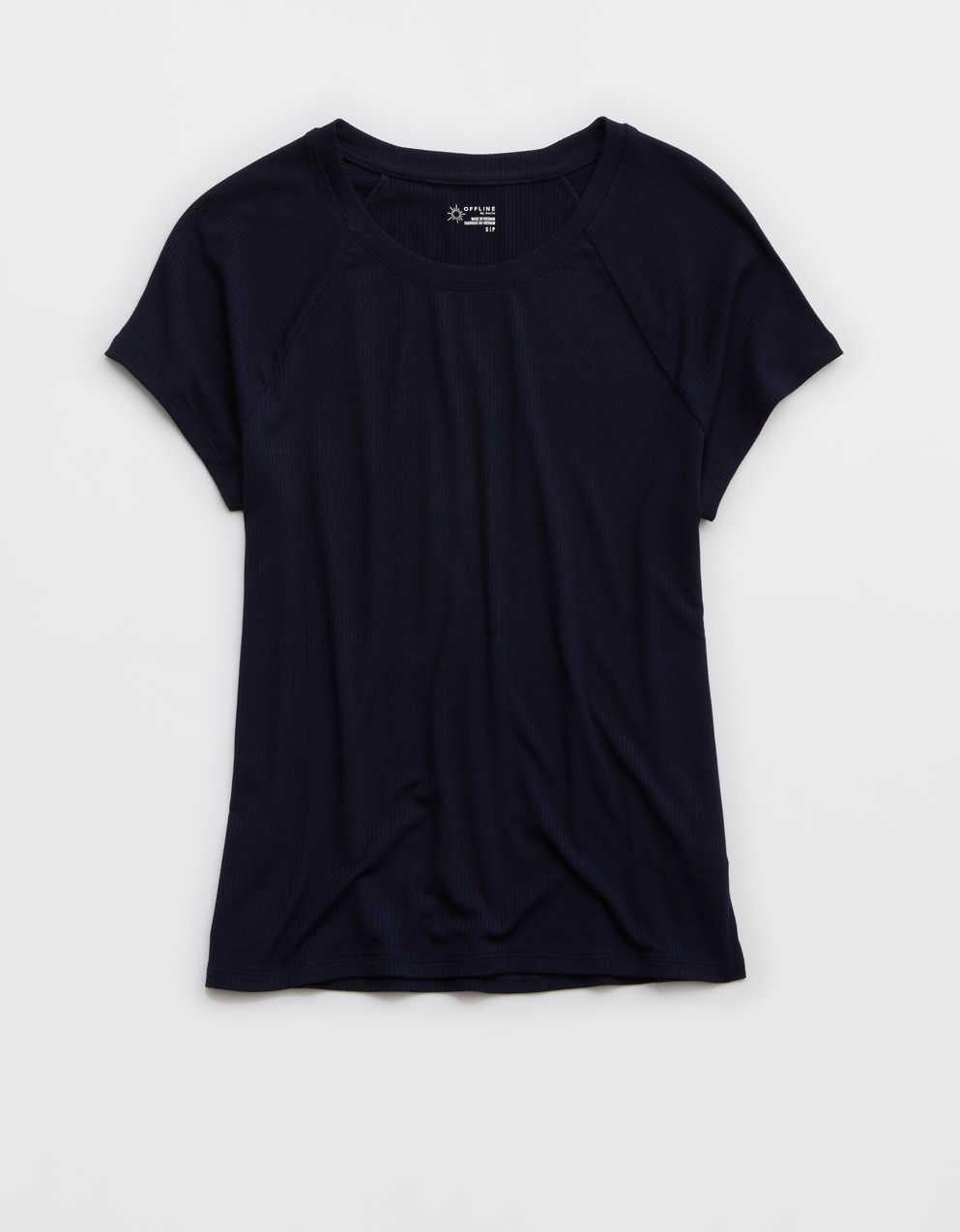 OFFLINE By Aerie Thumbs Up Ribbed T-Shirt