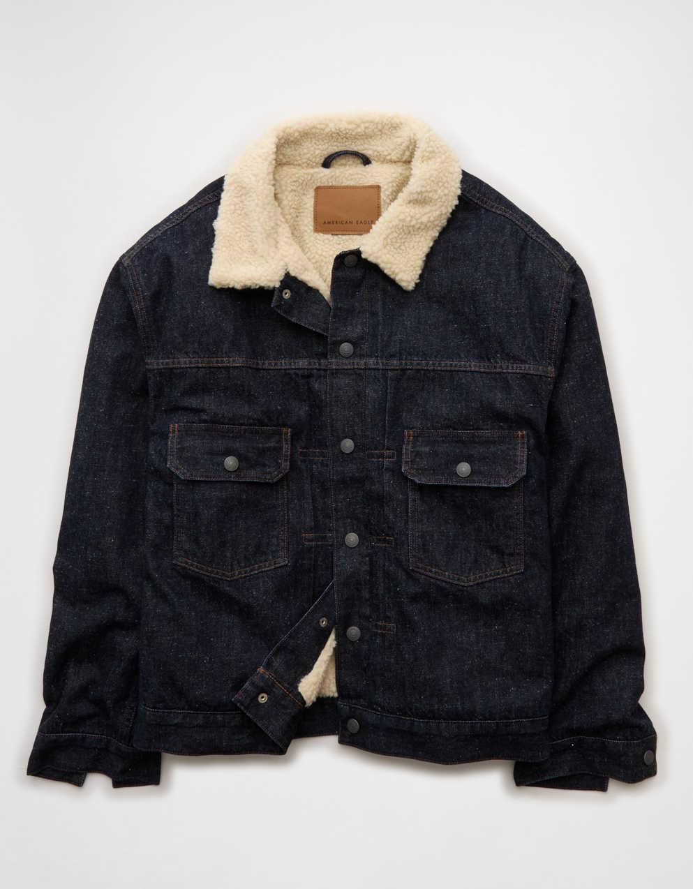 AE Sherpa 牛仔外套
