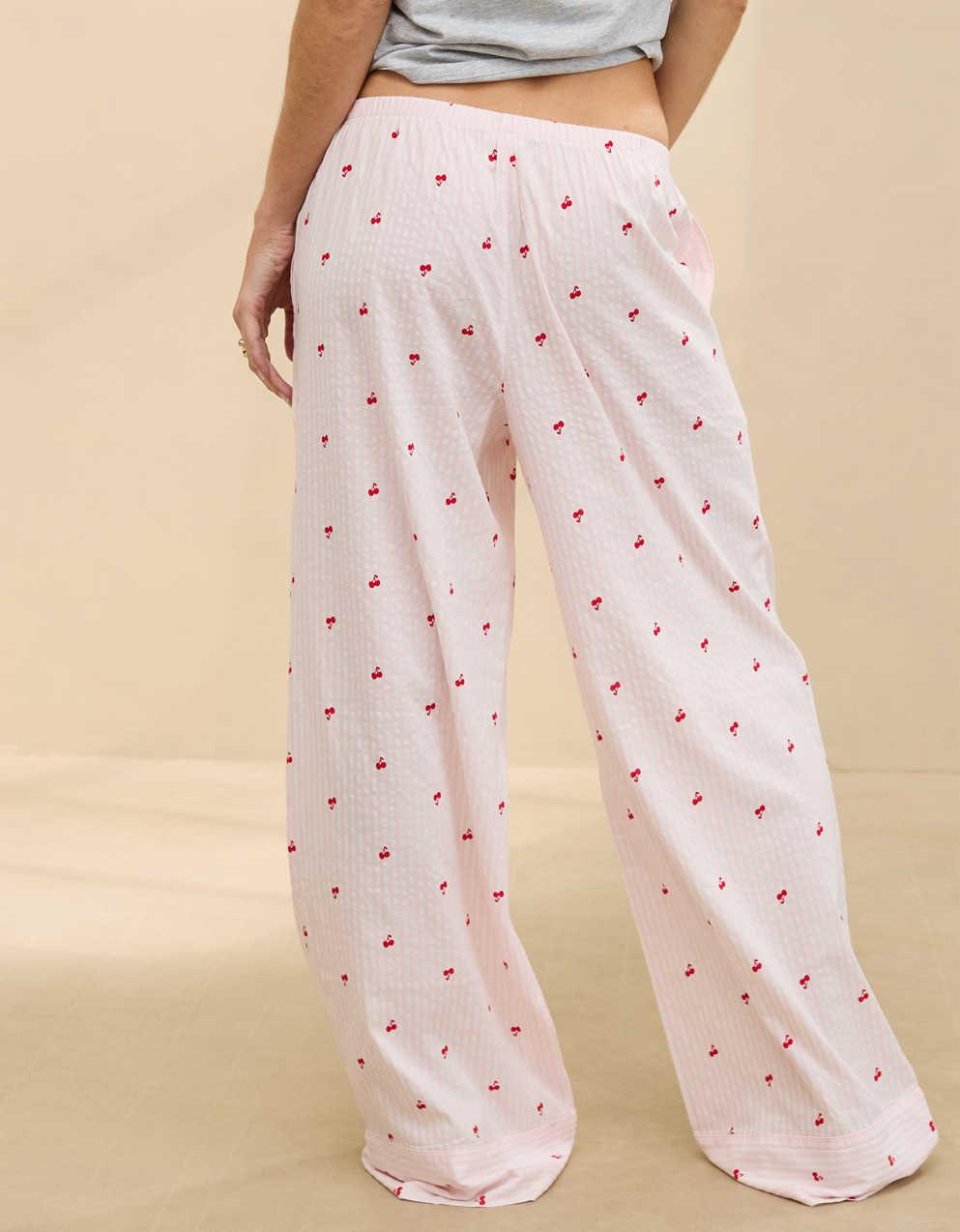 Aerie Off-Duty Seersucker 休閒家居長褲