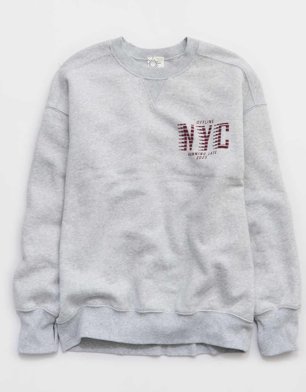 OFFLINE By Aerie Cloud Fleece Oversized Crewneck Sweatshirt