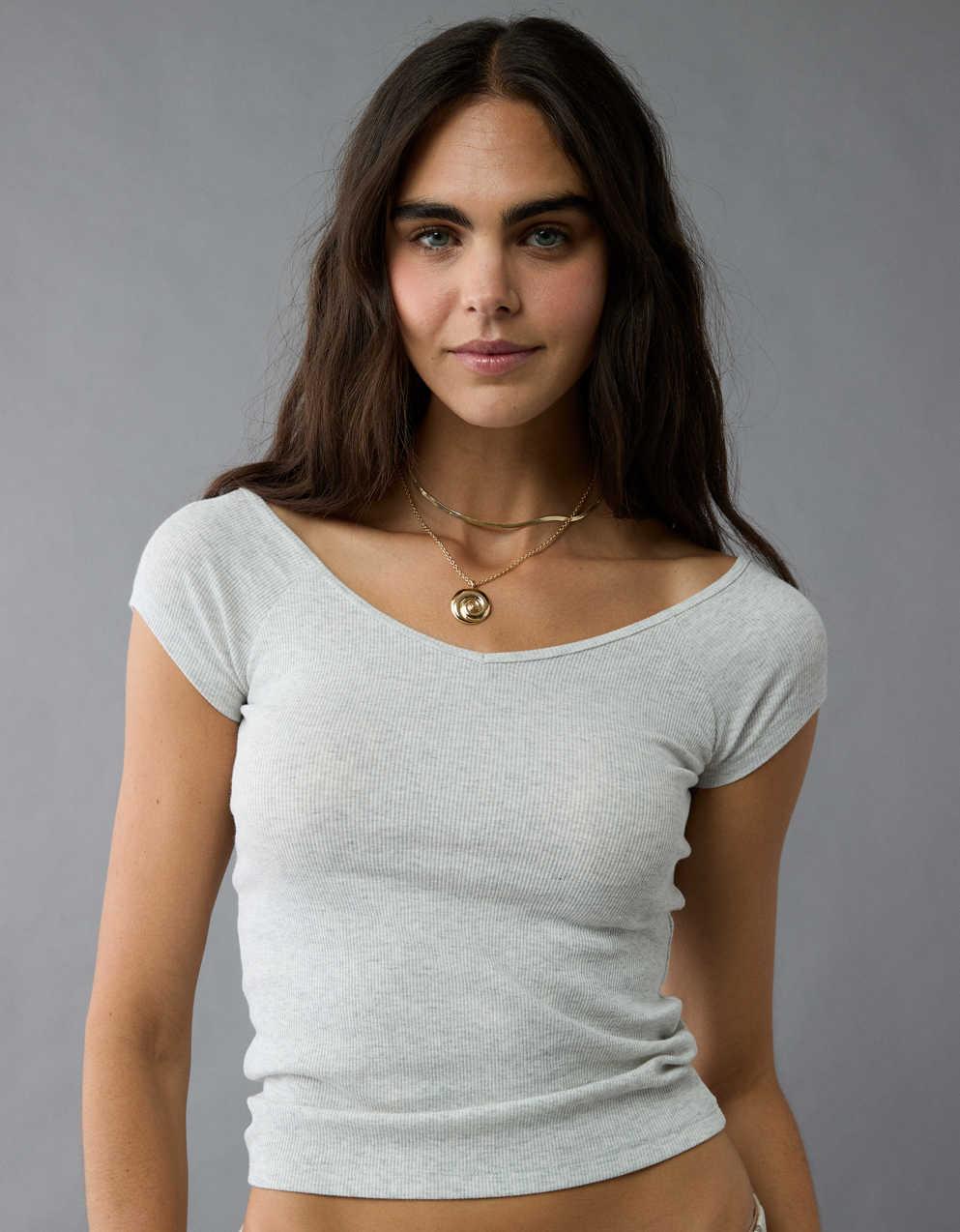 AE Saltwash V 領短版 T 恤