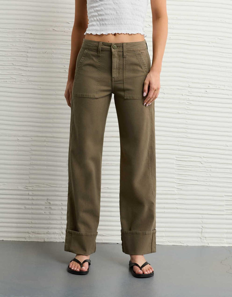 AE Stretch High-Waisted Utility Stovepipe Pant
