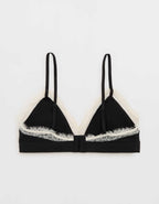 Superchill Cotton Rib Padded Triangle Bralette
