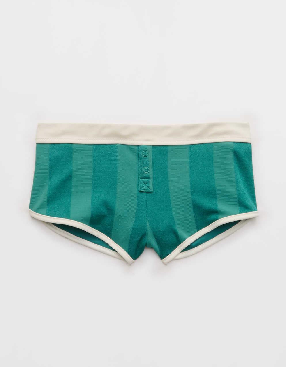 Aerie 閃亮三角包臀比基尼泳褲
