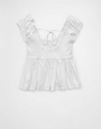 AE Sunchaser Babydoll Ruffle Tee