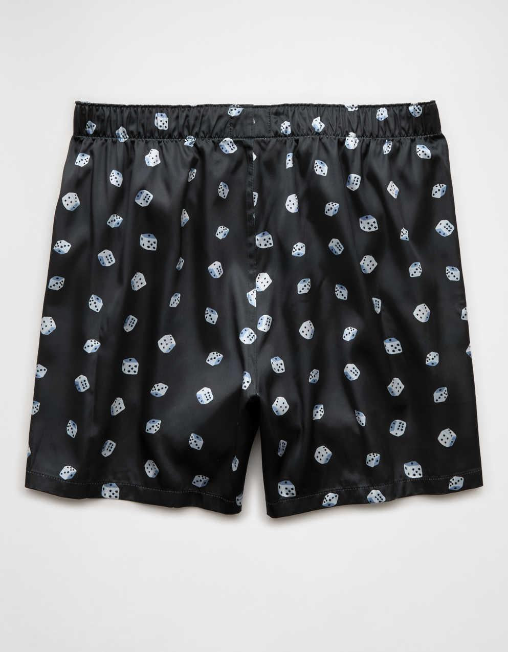 AEO Men's Dice Satin Pocket Boxer Short
