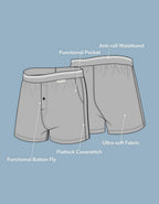 AEO Pride Men's Poplin Classic Pocket Boxer Short