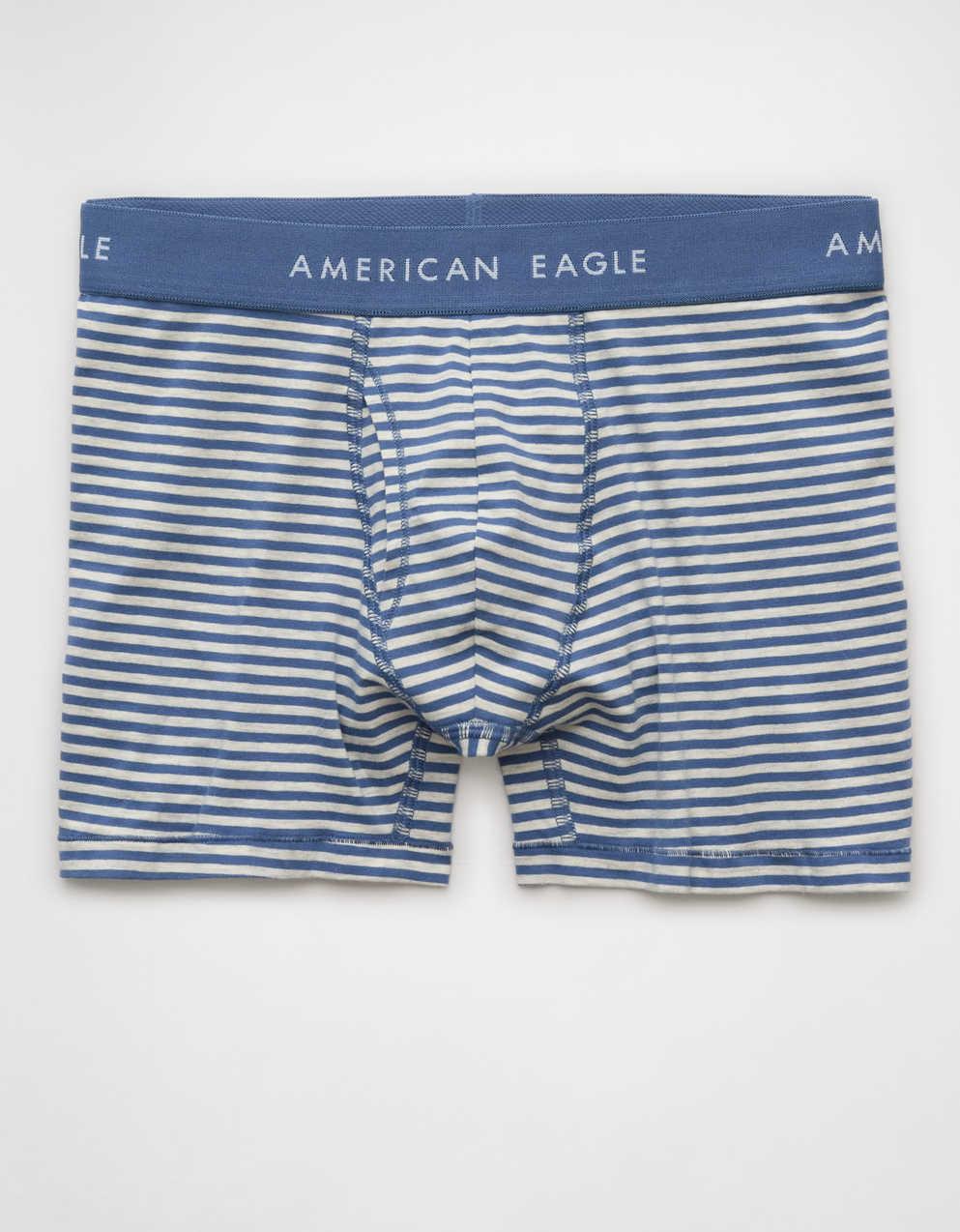 AEO 男士條紋 4.5 吋經典平角內褲