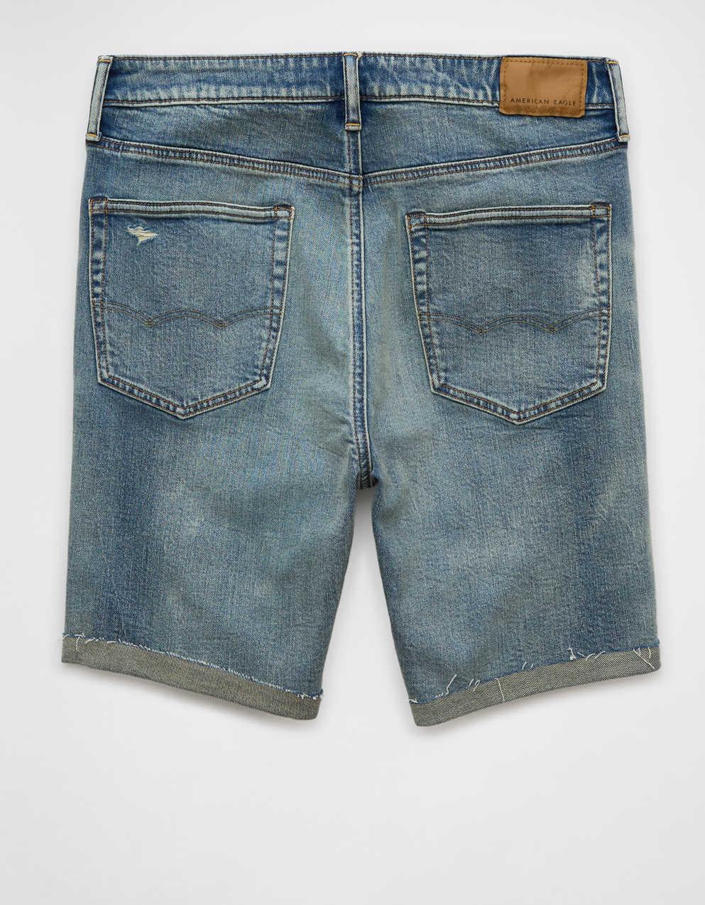 AE 9" AirFlex+ Patched Denim Short