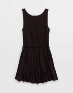 Aerie Happiest Smocked Mini Dress