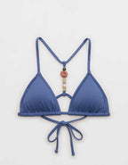 Aerie Pique String Triangle Bikini Top