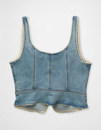 AE Lace-Up Denim Corset