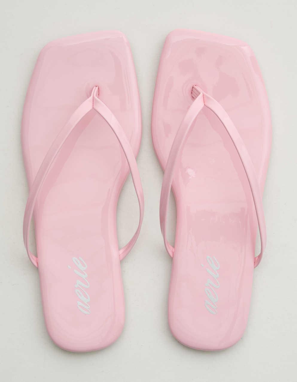 Aerie 方形鞋頭拖鞋