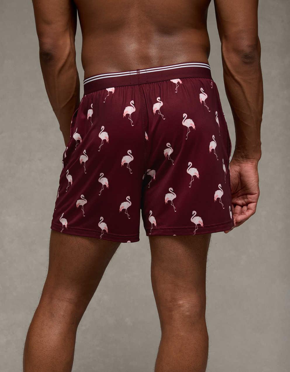 AEO Men's Flamingos Ultra Soft Pocket Boxer Short