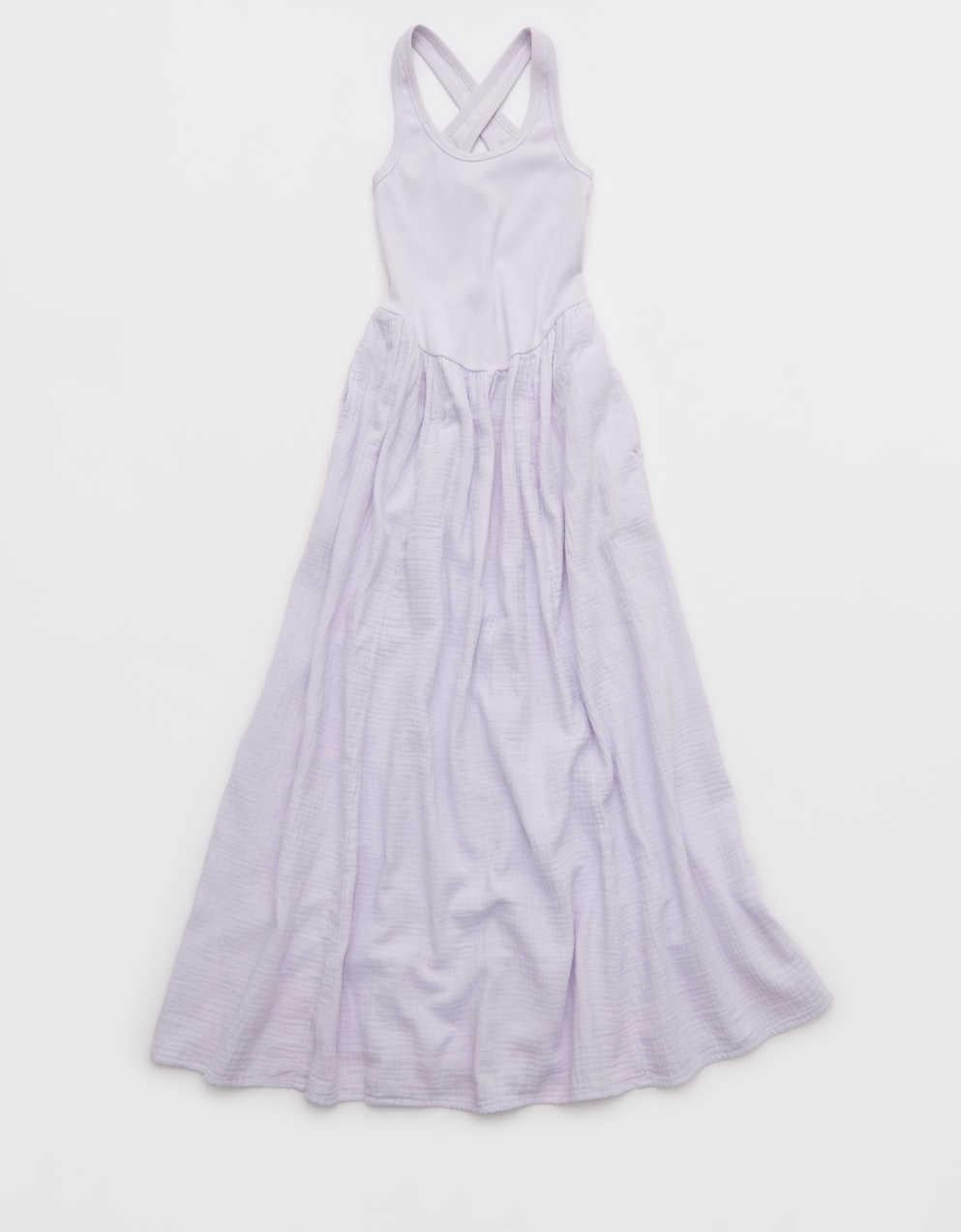Aerie At The Barre Cross Back Dress