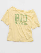 Aerie Off-The-Shoulder Relaxed T-Shirt