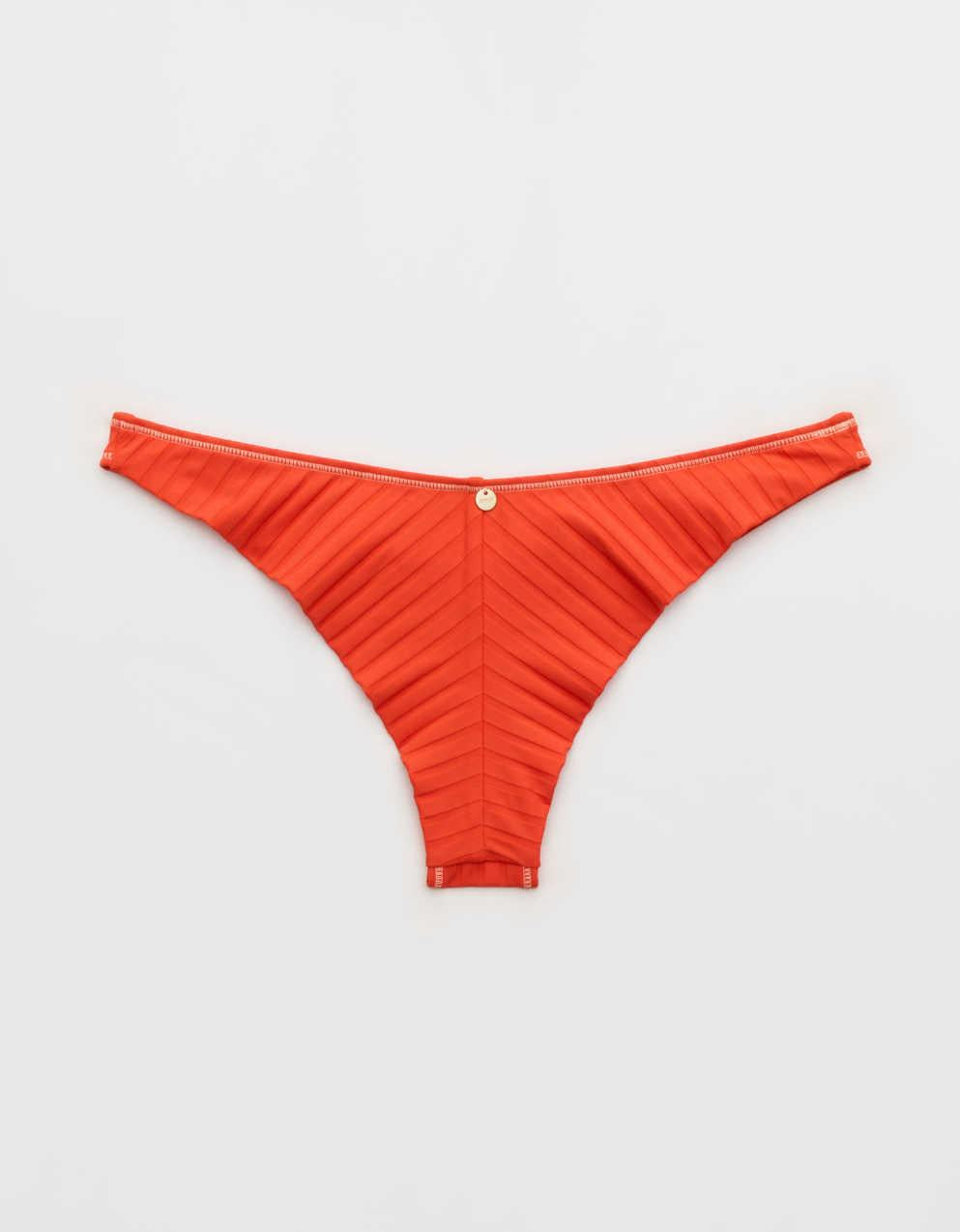 Aerie Happy Cheeks 羅紋三角比堅尼泳褲