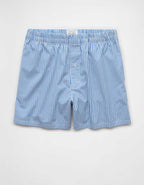 AEO Men's Striped Poplin Pocket Boxer Short