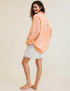 Aerie Seersucker Coverup Shirt