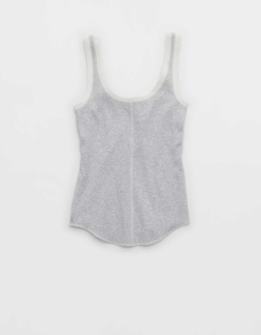 Aerie Ribbed Scoop Neck Tank Top