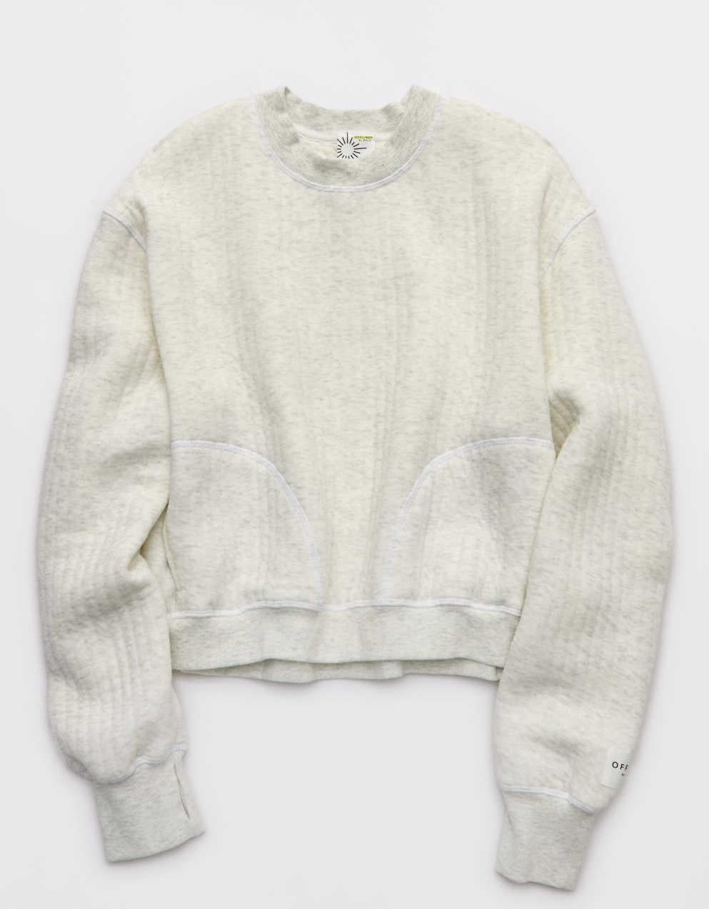 OFFLINE By Aerie Coffee Run Crewneck