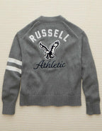 AE x Russell Athletic大學開襟毛衣
