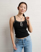 AE 蕾絲前綁帶吊帶背心