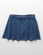 AE Dreamy Drape Stretch Denim Circle Skort