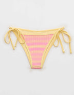 Aerie 羅紋繫帶露臀比堅尼泳褲