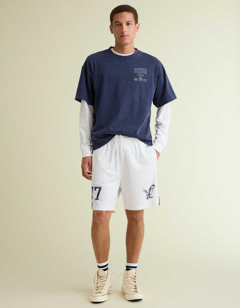 AE x Russell Athletic重量籃球圖案 T 恤