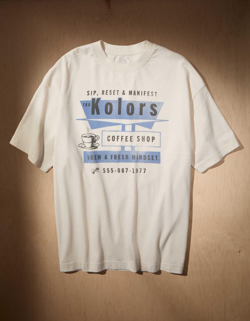 AE x Tru Kolors Coffee Shop Graphic T-Shirt