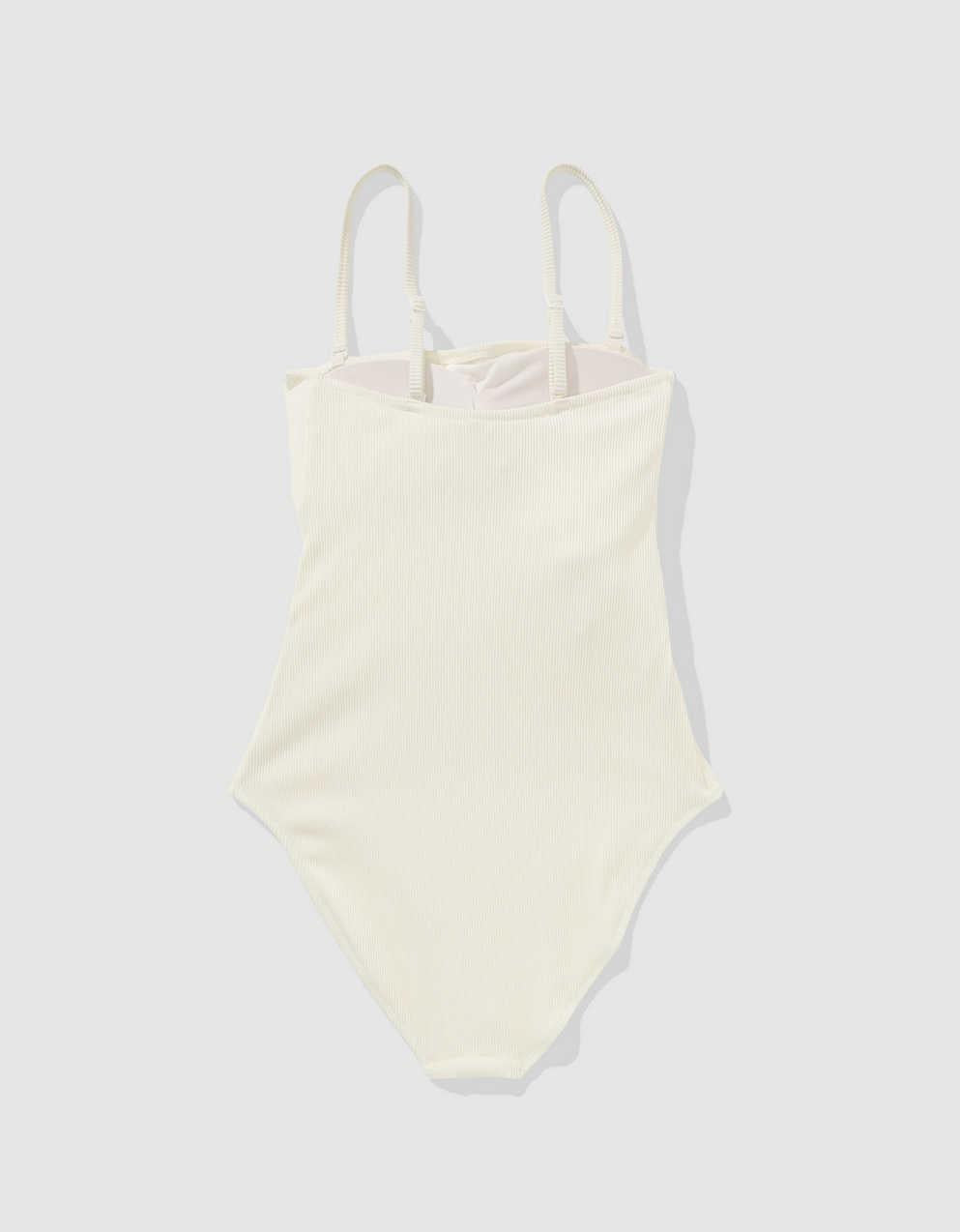 Aerie 羅紋包裹領帶一件式