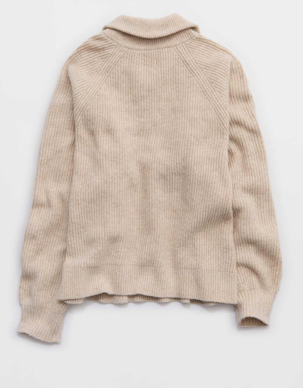 Aerie Classic Quarter Button Sweater